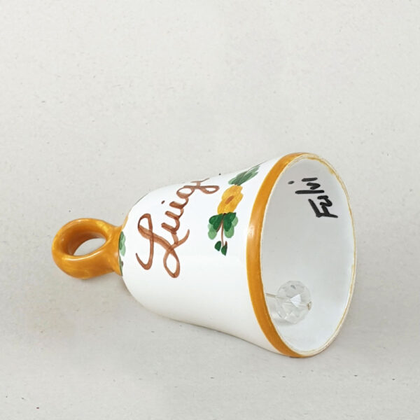 Campanella personalizzata in ceramica artigianale